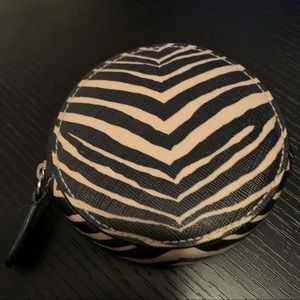 Coach Zebra Print Coin Purse